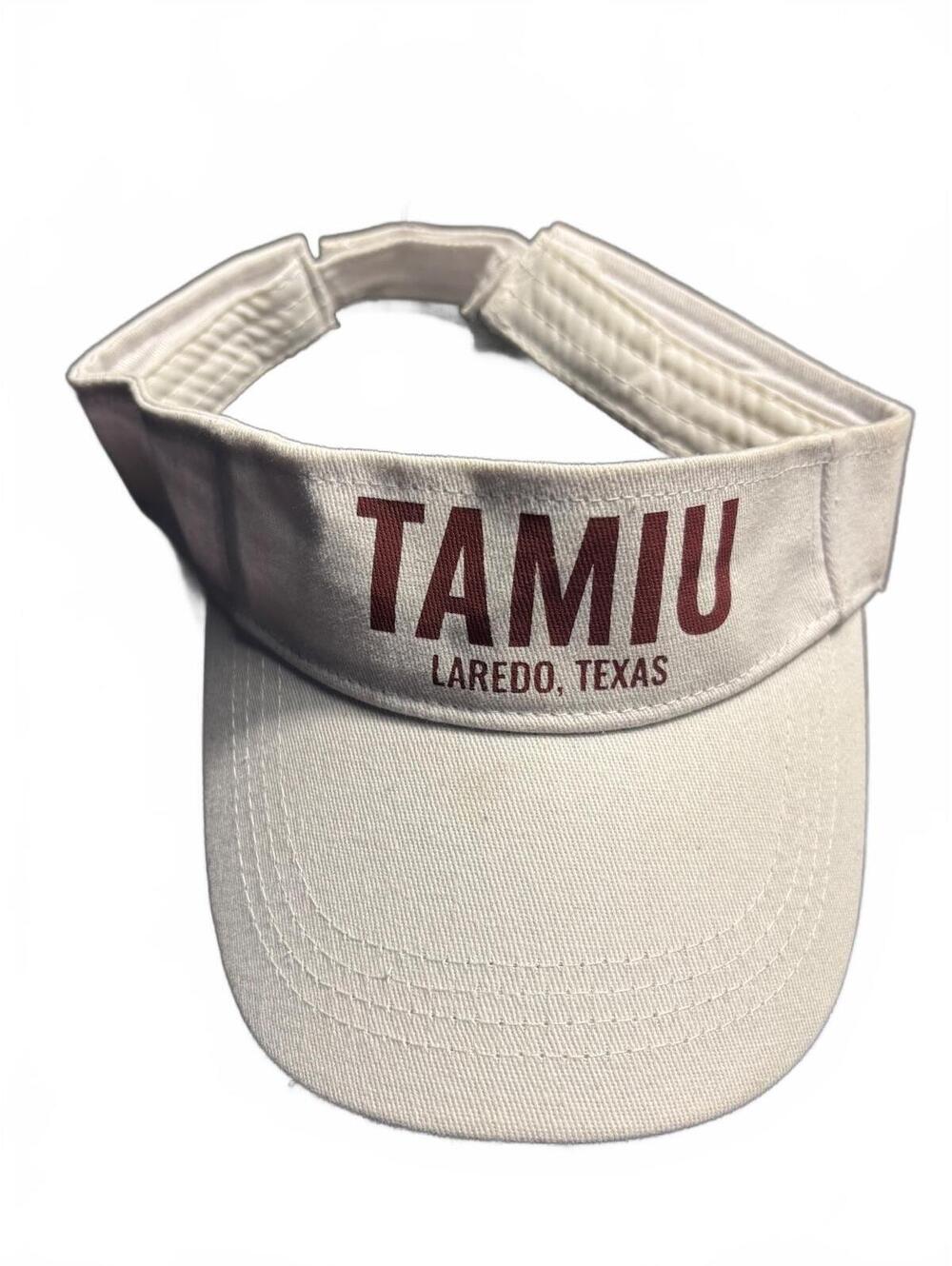 TAMIU Laredo Texas Beige Adjustable Visor Hat